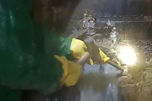 珠海消防水池堵漏施工视频