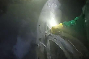 珠海消防水池堵漏现场